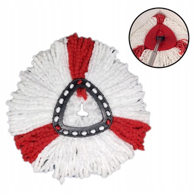 ROSFIX 38 CM navlaka Za mop – Periva Mikrofibra, Višekratna Upotreba | zamjenski dio Za mop Vileda, Unutarnji 10 CM Vanjski 14 CM